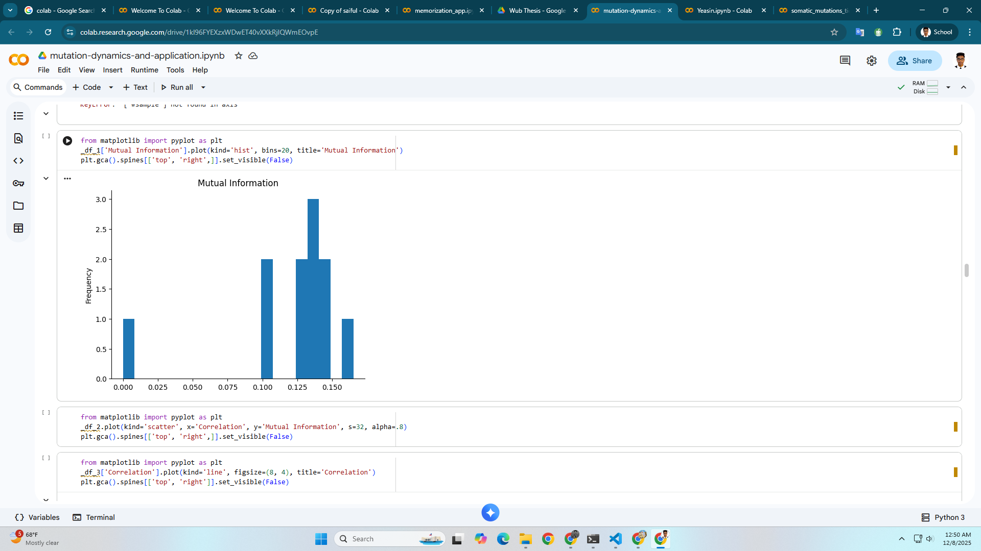 Correlation Analysis